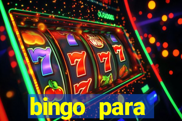 bingo para despedida de solteira para imprimir